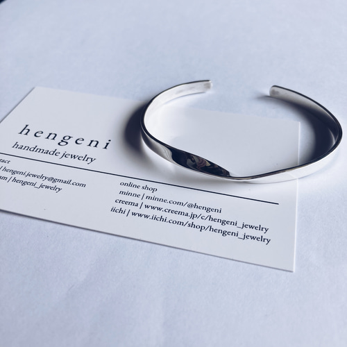 twist bangle【silver925】 シンプル ひねり 華奢 シルバー