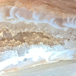ピクチャー˚✧₊⁎レース瑪瑙　アゲート ジオード　晶洞　原石 3枚目の画像