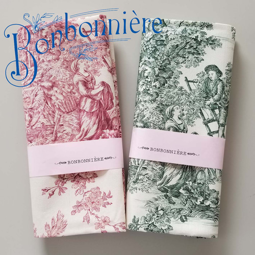 フランス輸入生地☆トワルドジュイ Pastoraleワイン 再入荷