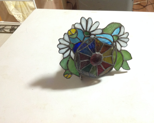 オルゴール内蔵・ステンドグラス　インテリアスタンド 469dfd50fa66b02fec72b3d89db326