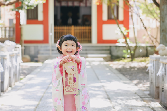 【木製　七五三　千歳飴プレート　鶴Ver.】七五三撮影　七五三参り　千歳飴　おうちスタジオ　撮影小物　753 ガーランド 4枚目の画像