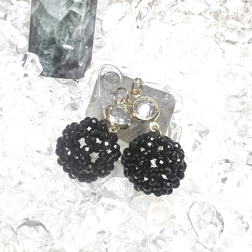 ブラックスピネル フラーレン ピアス ピアス（その他） ゆうみ 通販