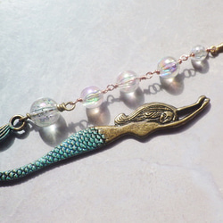 美人魚和泡泡海泡沫書籤（海星、金科米和藍尾） 第6張的照片