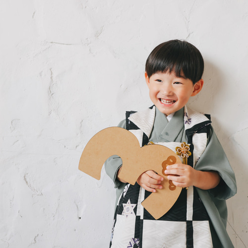 ３点セット販売♡ビッグナンバーサイン♡木製♡七五三フォトアイテム 単品販売 木製 七五三 ビックナンバーバナー】七五三撮影 七五三参り