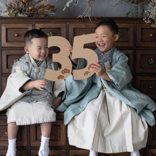 単品販売 木製 七五三 ビックナンバーバナー】七五三撮影 七五三参り