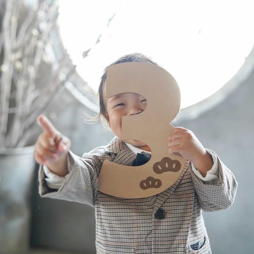 単品販売 木製 七五三 ビックナンバーバナー】七五三撮影 七五三参り