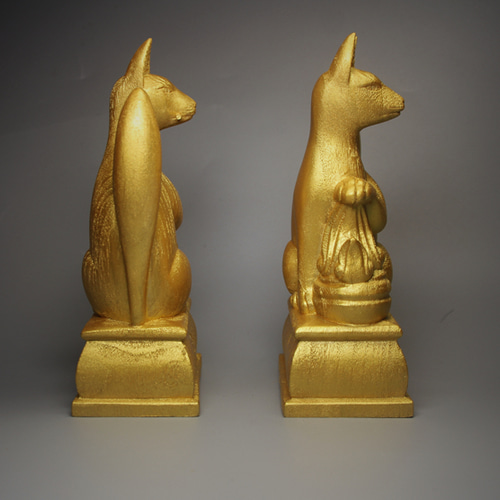 大黒天眷属 招財使者 伏見稲荷様 御守狐 トゥギニ天 招財 その他置物