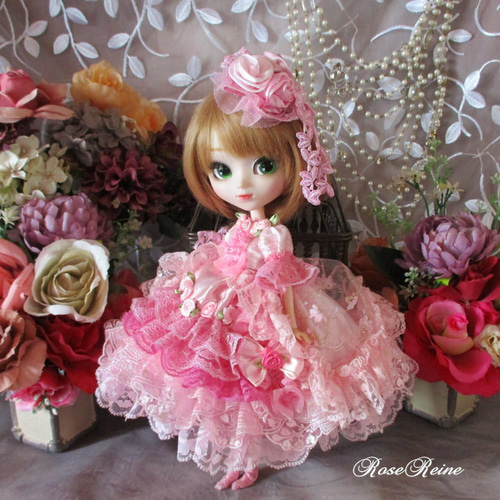 soldロリータロマンス 薔薇の花園 ゴールドピンクが咲き誇るプリンセス