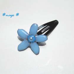 夜桜風＊美女桜の押し花レジンヘアゴム ヘアゴム 押し花雑貨＊nago