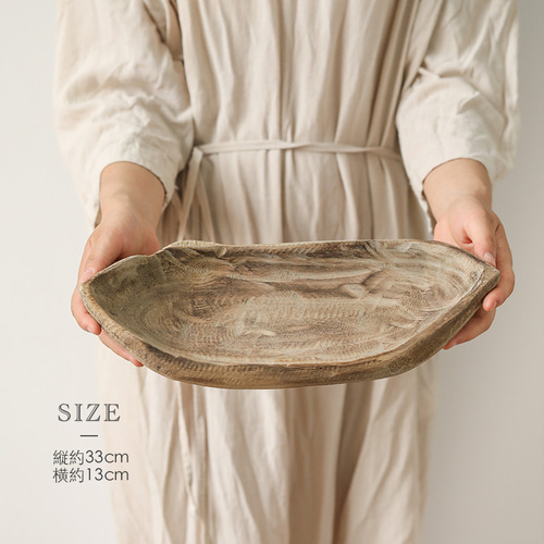 夏祭り♡プレート飾り 木製 舟形 飾り 小さい フルーツ プレート オーナメント 侘び