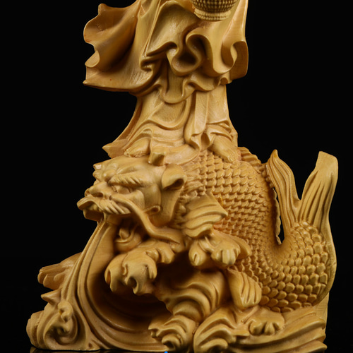 観音様 観音菩薩 供養品 禅意 木彫仏像 招財 その他人形 木 錦 苑 通販