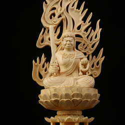 供養品 祈る 薬師如来座像 仏像坐像 木彫仏像 仏教美術品 その他人形