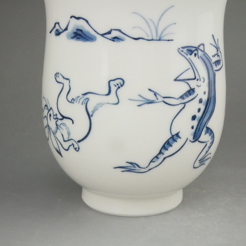 ◇商品番号 12656 鳥獣戯画湯呑み 陶あん 大単品 湯呑み 松韻堂 通販