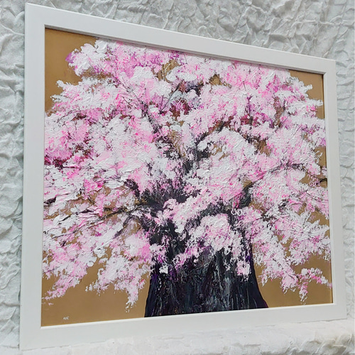 油絵 絵画【サクラ】