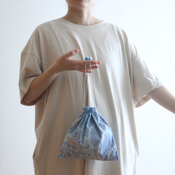 巾着Bag"ネコキンチャク" 2枚目の画像