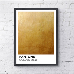 PANTONE パントーン Golden Mind ポスター 2枚目の画像