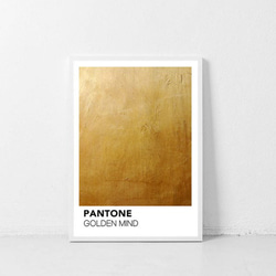 PANTONE パントーン Golden Mind ポスター 1枚目の画像
