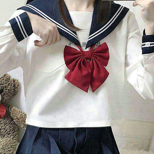 セーラー服半袖女子高生上下セットJK制服スクールガール学生服 xueshengfu02_1.jpg