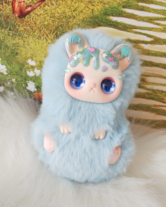 ぬいぐるみ✽ハンドメイド アートドール 幻獣 ぬいぐるみ 兎兎 ぬいぐるみ✽ハンドメイド アートドール 幻獣 ぬいぐるみ 兎兎