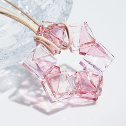 [特別]水晶玻璃「水晶[Saki]」項鍊[可以選擇顏色和繩子長度][客製]≪免運費≫ 第8張的照片