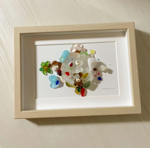 シーグラスアート ちょっとひとやすみ その他アート umioto 通販