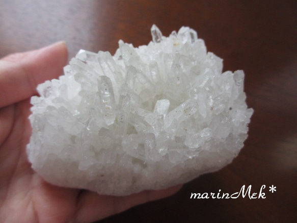 【marinMek*】四川省産　水晶クラスター250g 8枚目の画像