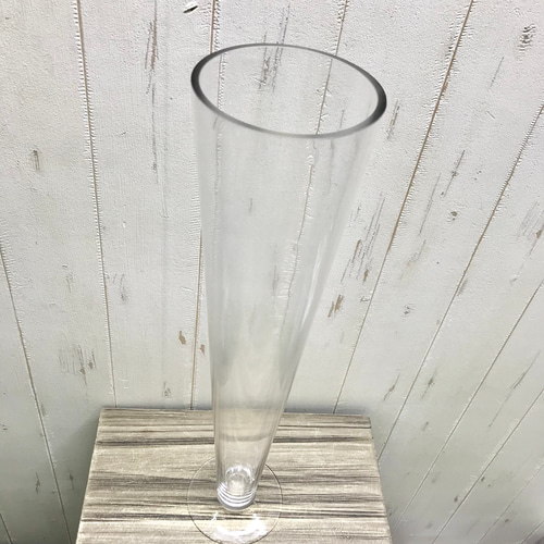 幸運竹 ミリオンバンブー スパイラルバンブー用 花瓶 ガラス グラス型