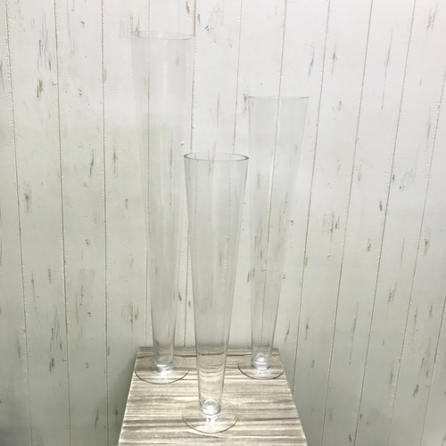 幸運竹 ミリオンバンブー スパイラルバンブー用 花瓶 ガラス グラス型