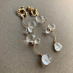 エチオピア産 ウォーターオパール ピアス ＊fiore＊ ステンレス フック