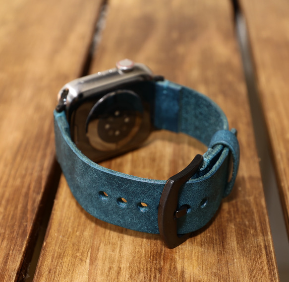 Applewatchバンド プエブロレザー 本革 レザーバンド レザーベルト 腕時計 革ベルト アップルウォッチ 3枚目の画像
