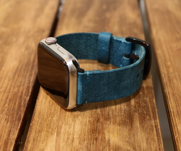 Applewatchバンド プエブロレザー 本革 レザーバンド レザーベルト 腕時計 革ベルト アップルウォッチ 2枚目の画像