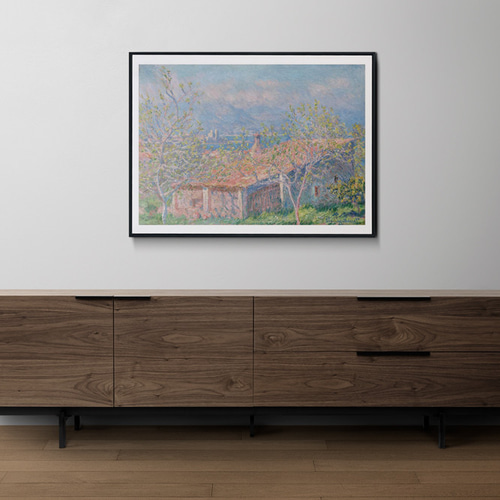 版画 絵画 名画 アンティーブの庭師の家（1888年） クロード