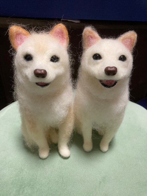 オーダー見本 羊毛フェルト柴犬 羊毛フェルト doglover 通販｜Creema 