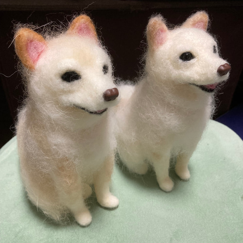 うちの子オーダー オーダー見本 羊毛フェルト柴犬 羊毛フェルト