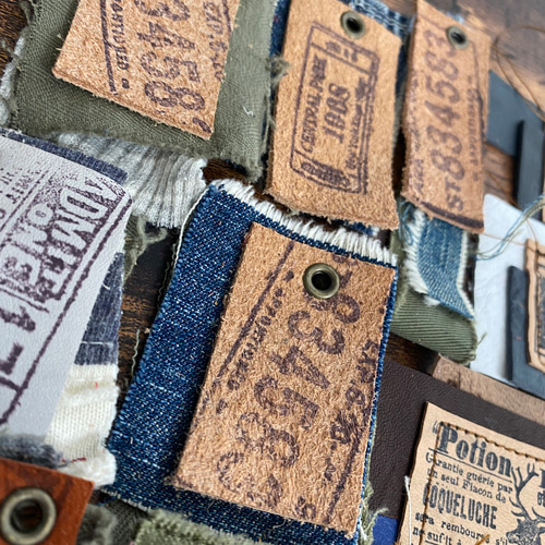 ジャンクジャーナル コラージュ タグ 生地 パティサイド 通販