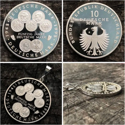 銀貨 アメリカ モルガンダラー 懐中時計型 ペンダント ブランド ReDコイン