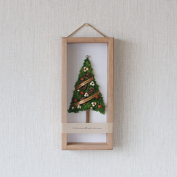 【クリスマス】モスツリー　X-361　壁掛けタイプ【クリーマ限定】 3枚目の画像