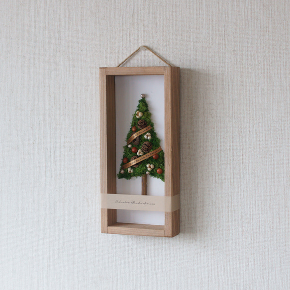 【クリスマス】モスツリー　X-361　壁掛けタイプ【クリーマ限定】 2枚目の画像