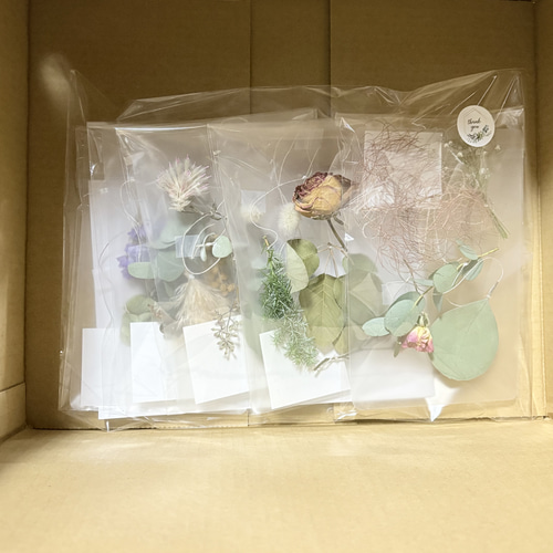 フラワー モビール ショート5本 ＊シャビー＆ナチュラル ガーランド