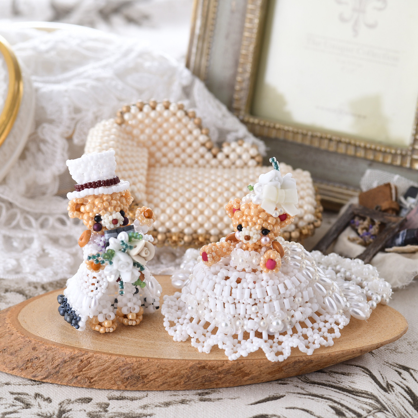 【手作りキット】パーティーテディベアセット～Elizabeth・Silas～