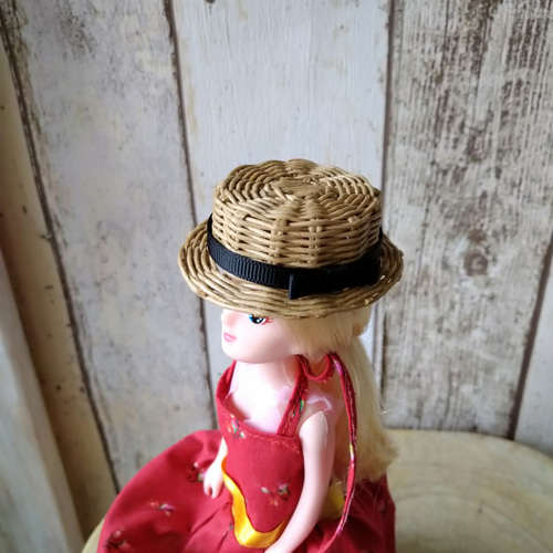 楕円形カンカン帽 オーバルタイプ お人形・ぬいぐるみ用 その他人形