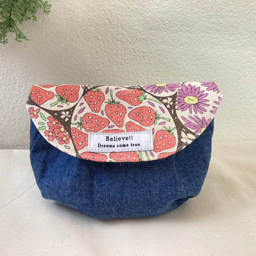 ぷっくりポーチ(小) ポーチ *+kirsche+* 通販 14464523｜Creema(クリーマ)