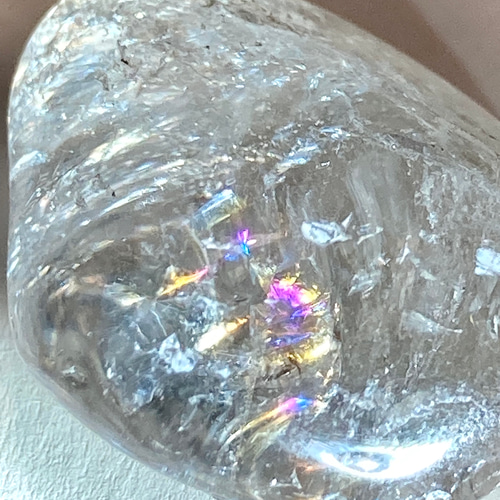 万華鏡˚✧₊⁎ レインボー クリスタル タンブル 水晶 その他置物 東洋