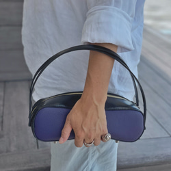 ハンドメイドはバゲット袋のハンドバッグのショルダー・バッグの側面のバックパックの香港の設計をカスタマイズすることができま 7枚目の画像