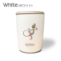 フラワーリザード サーモス 蓋つき タンブラー 300ml 保温 保冷 ステンレス マグカップ スライド ワンタッチ 5枚目の画像