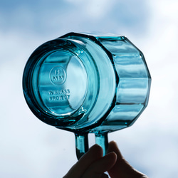 【HMM】W Glass- 藍色玻璃杯 300ml 春池玻璃 第2張的照片