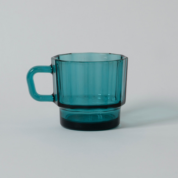 【HMM】W Glass- 藍色玻璃杯 300ml 春池玻璃 第11張的照片