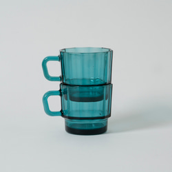 【HMM】W Glass- 藍色玻璃杯 300ml 春池玻璃 第10張的照片