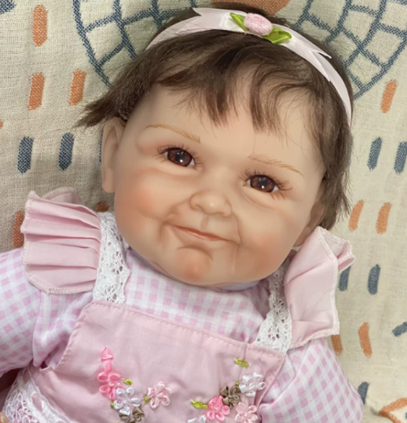 Peach♡｝リボーンドール リアル きれいな顔 その他人形 Peach