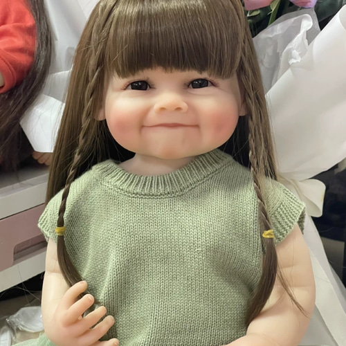 ★新品★リボーンドール フルボディー日本人顔の可愛い女の子 55cm 新品 リボーンドール フルボディー 55cm女の子｜Yahoo!フリマ